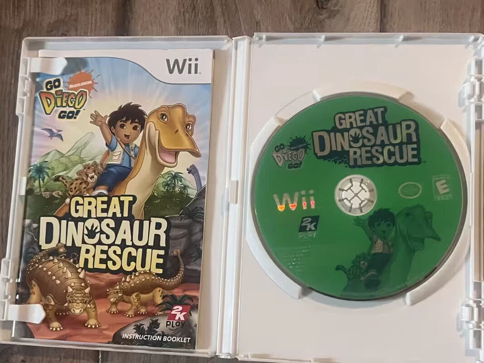 Go, Diego, Go: Great Dinosaur Rescue (Nintendo Wii, 2008) CIB - Image 2 of 4