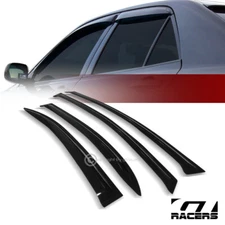 For 2006-2011 Honda Civic Sedan Sun/Rain Guard Shade Deflector Window Visors 4Pc