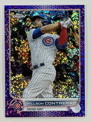 Willson Contreras 2022 2022 Topps Chrome - Purple Speckle Refractor /299 #136