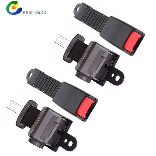 2Pcs Universal Retractable Golf Cart Seat Belts Lap For EZGO/Club Car/Yamaha - Picture 2 of 5