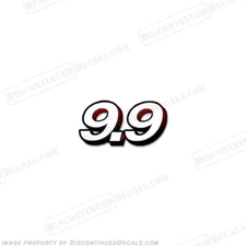 Fits Mercury Single "9.9" Decal