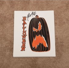 misfits halloween pumpkin 11x13 signed by doyle halloween poster glenn danzig
