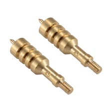 .45 Caliber Solid Brass Spear Pointed Jag Gun Clean Accessories Brass Pack of 2