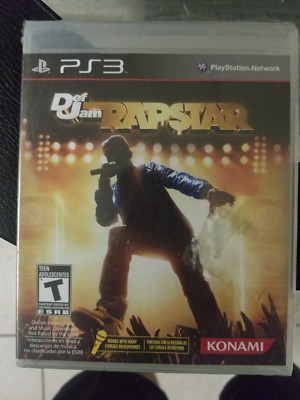 New Playstation 3 Game Def Jam Rap Star Music PS3 Party Video Game  -EE-