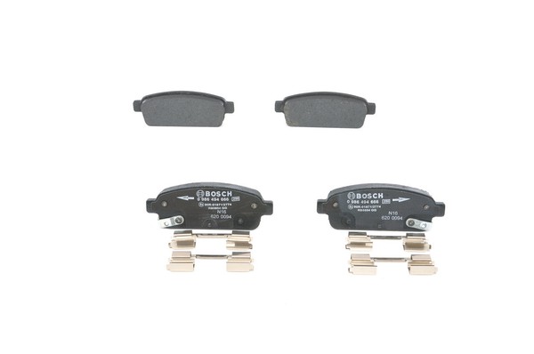 Bosch 0 986 494 666 Bremsbelagsatz Scheibenbremse Opel Vauxhall 25096-image