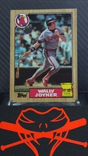 Wally Joyner 1987 Topps ROOKIE GOLD CUP #80 California Angels