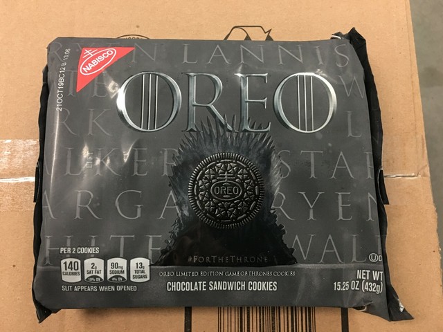3 Packs Oreo Limited Edition Game Of Thrones Cookies Got Oreos For Sale Online Ebay
