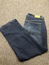 Vintage 2003 Tommy Hilfiger Women's Denim Jeans Cropped Capri Ankle Accent Sz 10