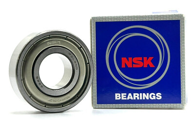 NEW NSK 6203 ZZ DEEP GROOVE BALL BEARING, METAL SHIELDED 17x40x12