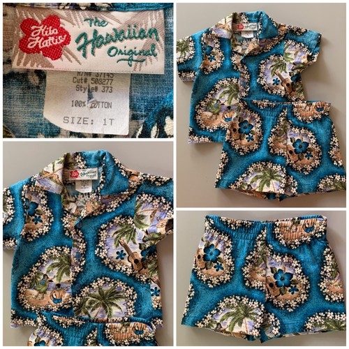 Hilo Hattie Hawaii Baby Hemd und Hemd Set Größe 1T - Bild 1 von 12