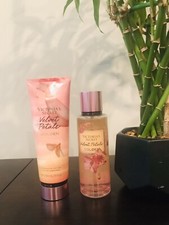 Victoria's Secret Fragrance Mist  Lotion Set Lot of 2 VELVET PETALS GOLDEN