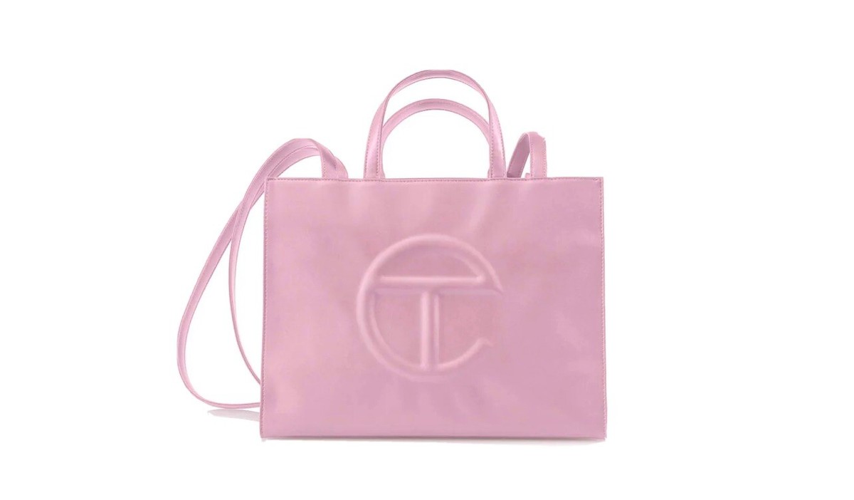 TELFAR テルファー SHOPPING BAG MEDIUM 2way TELFAR Medium Shopping Bag - Greenscreen Patent: Handbags