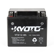 Batteria moto AGM Kyoto YTX12 per Honda VF800FI Interceptor 800 1998-2001