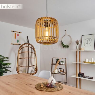 Retro Pendel Lampe Boho Hnge Leuchten Bambus Wohn Schlaf Ess Zimmer  Beleuchtung | eBay.de