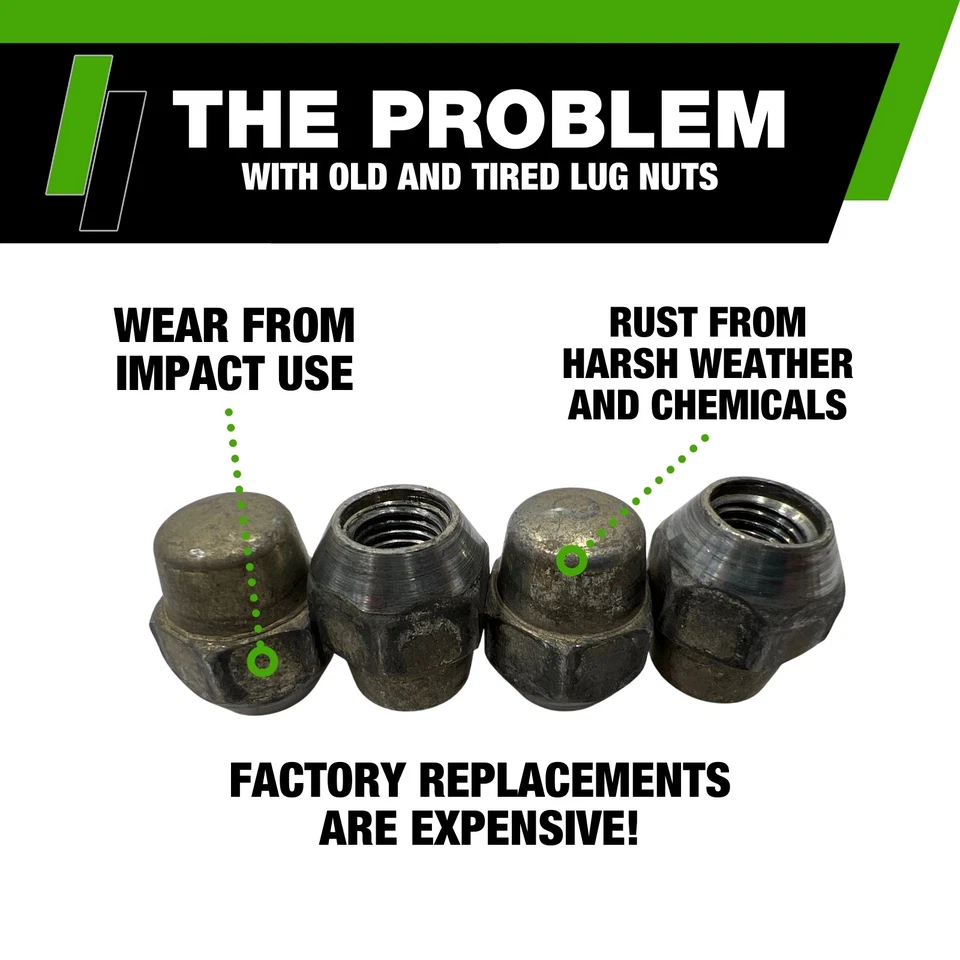 Black Lug Nuts | 2010-2015 Hyundai Tucson | Factory Wheels - Image 3 of 4