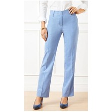 New NWT Talbots Southhampton Pant Herringbone Straight Leg Size 8