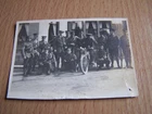 WW1 Military Motorcycles Vintage Photo Soldiers in Uniform holding Rifles