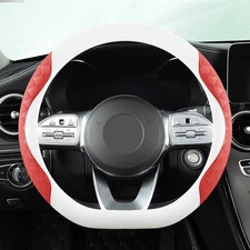Easy Install Steering Wheel Cover Soft Stitched Design For Daily Driving