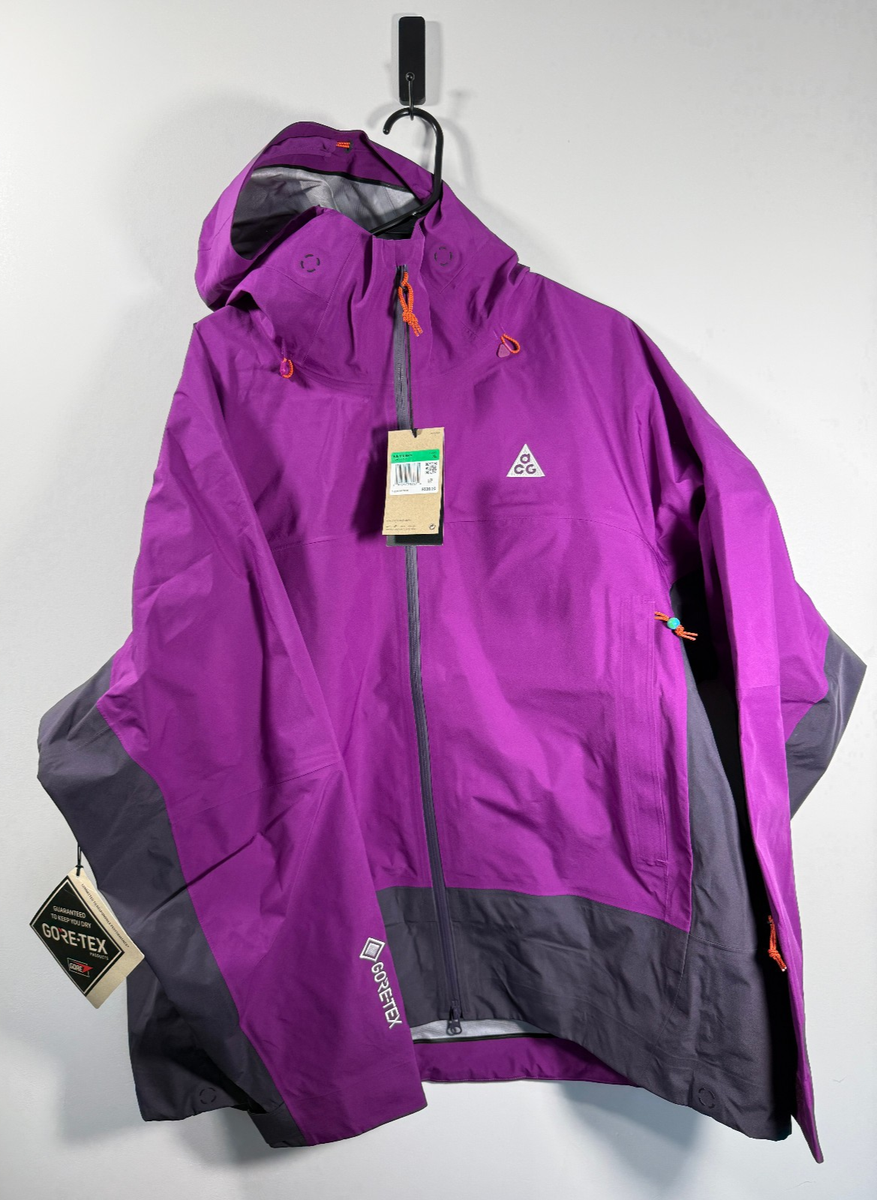 Nike ACG Men's XL Misery Ridge Storm-Fit Gore-Tex Jacket Berry
