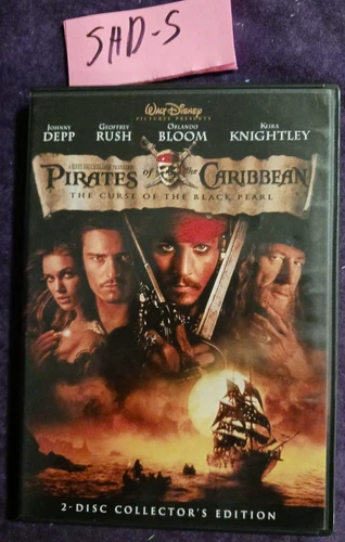 Pirates of the Caribbean: The Curse of the Black Pearl (DVD, 2003)