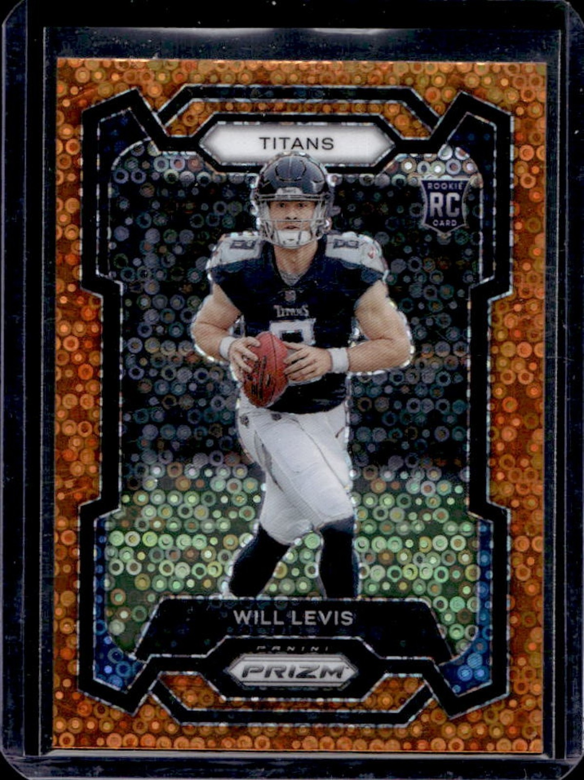 2023 Prizm Will Levis RC Orange Disco Rookie #397 Titans