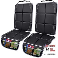 Car Seat Protector, 2 Pack, XL Thicken EPE Cushion Waterproof 600D B-2PACK