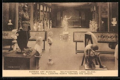 AK Southampton, Long Island, Parrish Art Museum, North Hall, Looking North towa 