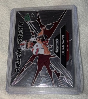 2025 Panini Football Prizm Draft Picks Julian Sayin Break #3 Ohio State Buckeyes