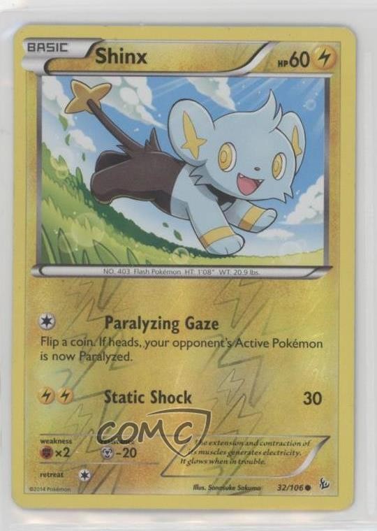 Shinx Reverse Foil Pokemon XY Flashfire #32