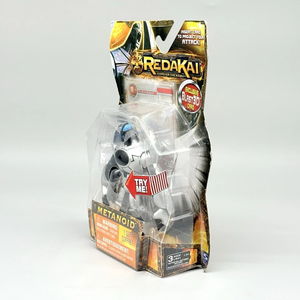Spin Master 2011 Redakai Metanoid Light Up Action Figure Exclusive Blast 3D Card - Image 3 of 4