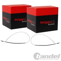 2X Metzger Handbremsseil Hinten Beidseitig Passend FüR Audi A1 Seat Arona Ibiza
