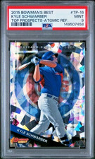 2015 Bowman's Best - Top Prospects Kyle Schwarber #TP-16 Atomic Refractor (RC)..