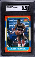 1986-87 Fleer Mychal Thompson #111 SGC 8.5