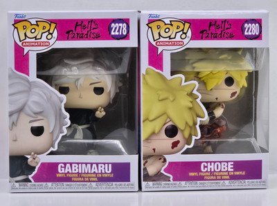 Funko Pop Hell's Paradise (Lot of 2) - #2278 Gabimaru + #2280 Chobe