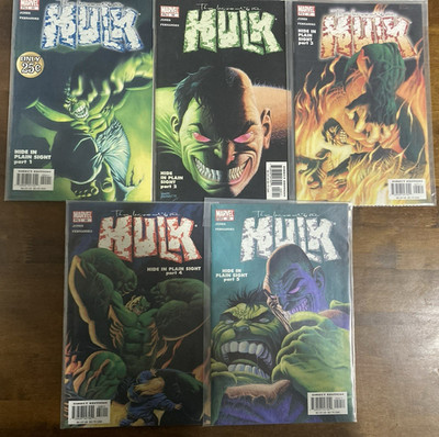 Incredible Hulk 5 issue lot 55 56 57 58 59 Absorbing Man