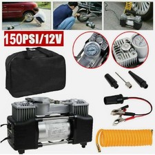 150PSI 12V Heavy Duty Electric Car Tyre Pump Portable Air Compressor Inflator