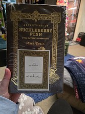 The Easton Press Adventures of Huckleberry Finn Leather Bound Book NEW SEALED