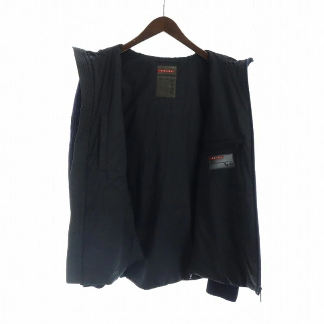 Giacca imbottita Prada Sports SPORT manica lunga zip maglia interruttore cappuccio logo usata 0