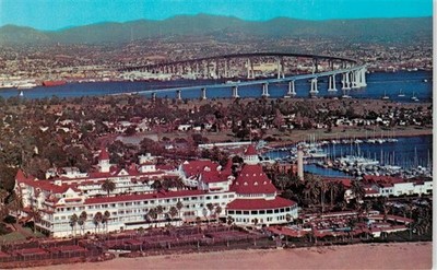 Coronado California USA Hotel-Del-Coronado San-Diego-Coronado-Bay-Bridge Bucht Y