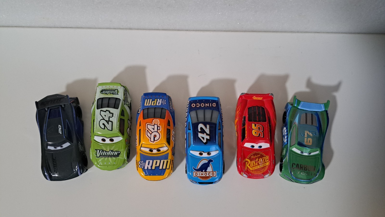 Lot of 6 Disney Pixar Cars 3 Piston Cup Racers Bruce Miller Jim ...