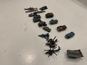 Galoob Micro Machines Lot Hummer Shark Military Planes Boats Playsets Trucks