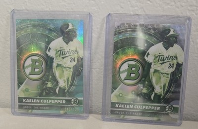 2026 Bowman Chrome Kaelen Culpepper Under The Radar Teal /125 And BASE. 