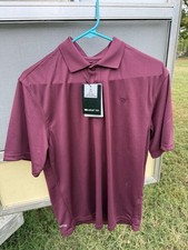 AriatTek Men  s Polo Shirt Small, Maroon, Short Sleeve