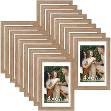 18 Packs 4x6 Picture Frames, 4x6 Frames Bulk, Gallery Wall Frame Set, 4 by 6 ...