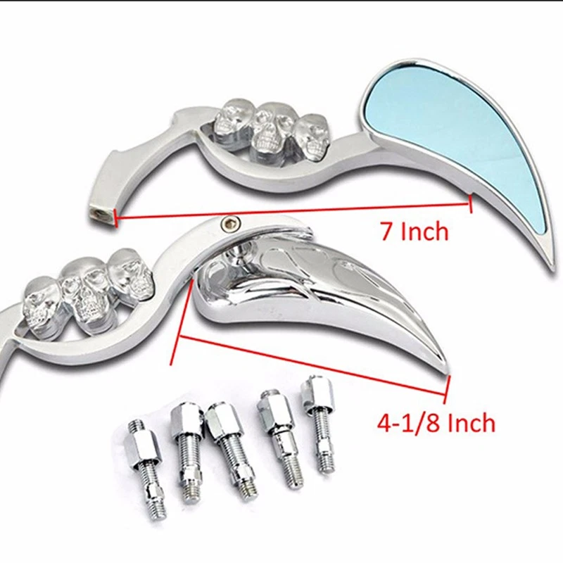 Espejos retrovisores laterales moto Yamaha Virago 250 535 535S 550 700 750 920 Foto 4 de 4
