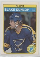 1982-83 O-Pee-Chee Blake Dunlop #301 19er