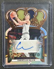 CHRISTIAN BRAUN 2023-24 PANINI CROWN ROYALE #CA-CHR AUTO 92/125 NUGGETS