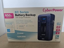 EC850LCD Ecologic UPS Battery Backup and Surge Protector, 850VA/510W, 12 Outl...