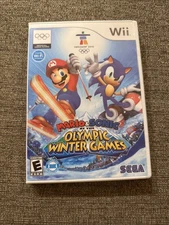 MARIO & SONIC AT THE OLYMPIC WINTER GAMES NINTENDO WII COMPLETE CLEAN TESTED