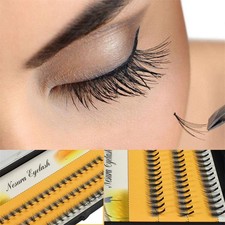1 Box 60 Lashes 6mm False Black Individual Extension Eyelash Cluster Makeup